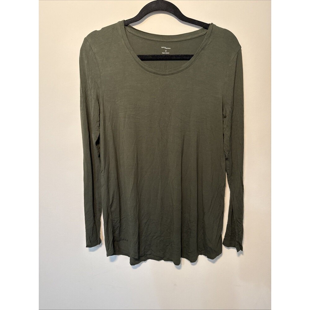 Amazon Daily Ritual Green Long Sleeve T-shirt - Large